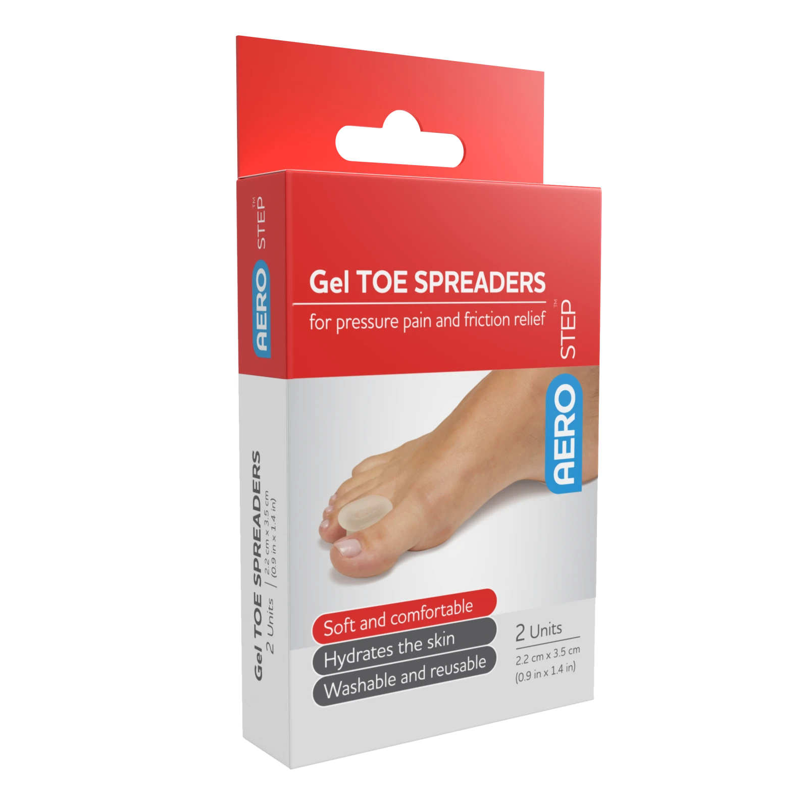 AEROSTEP Gel Toe Spreader 22 x 35mm Box/2