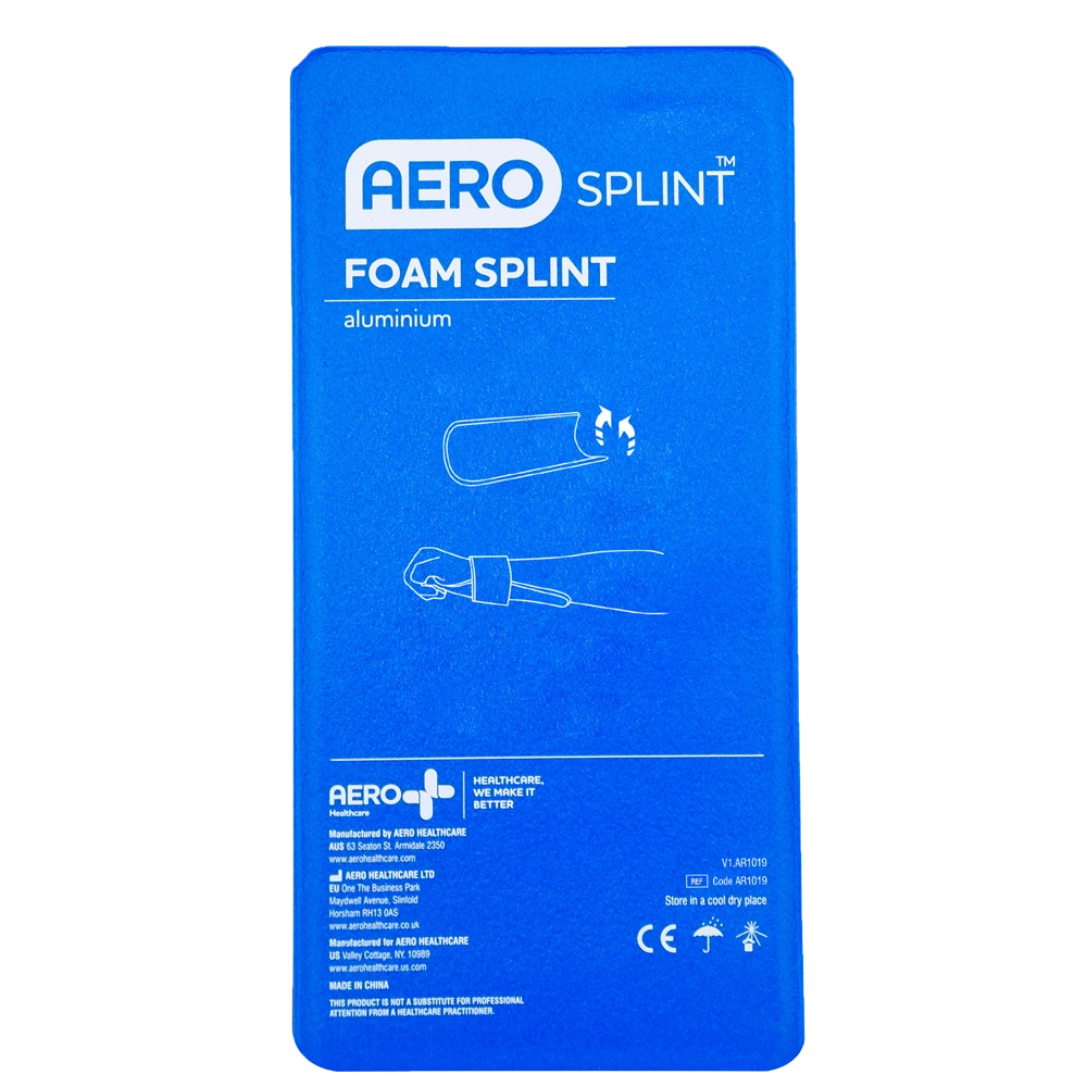 AEROSPLINT Wrist Aluminium Foam Splint 22 x 11cm