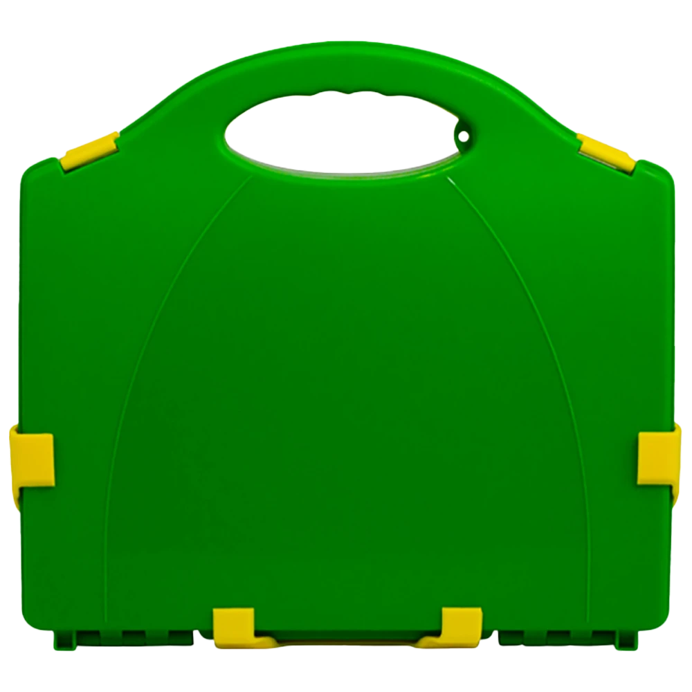 AEROCASE Medium/Large Green and Yellow Neat Plastic Case 34 x 28 x 10cm (for AFAK5P)