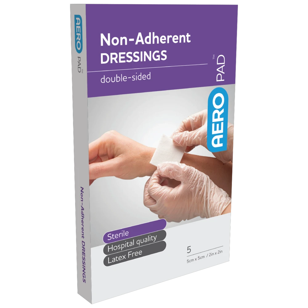 AEROPAD Non-Adherent Dressing 5 x 5cm Box/5
