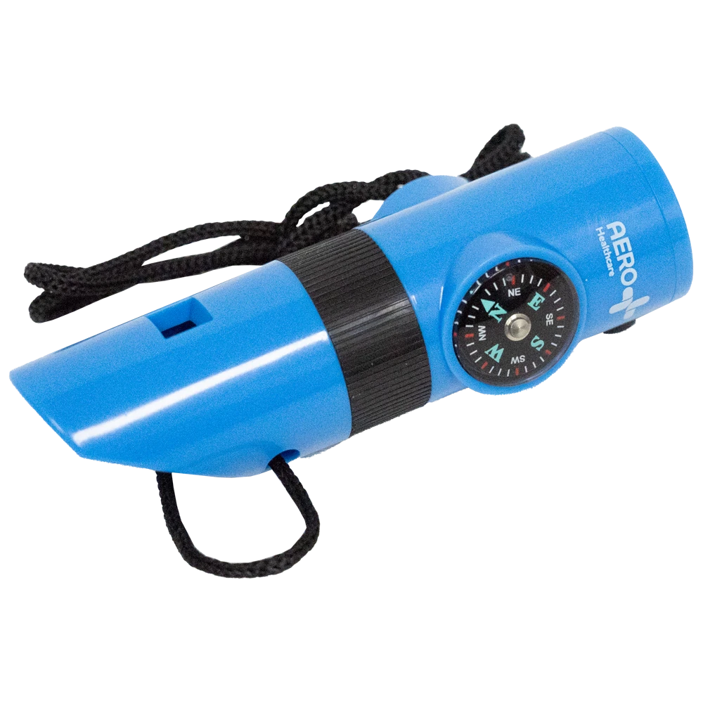 AEROSUPPLIES Survival Aid (Torch, Whistle, Mirror, Magnifying Glass, Compass)