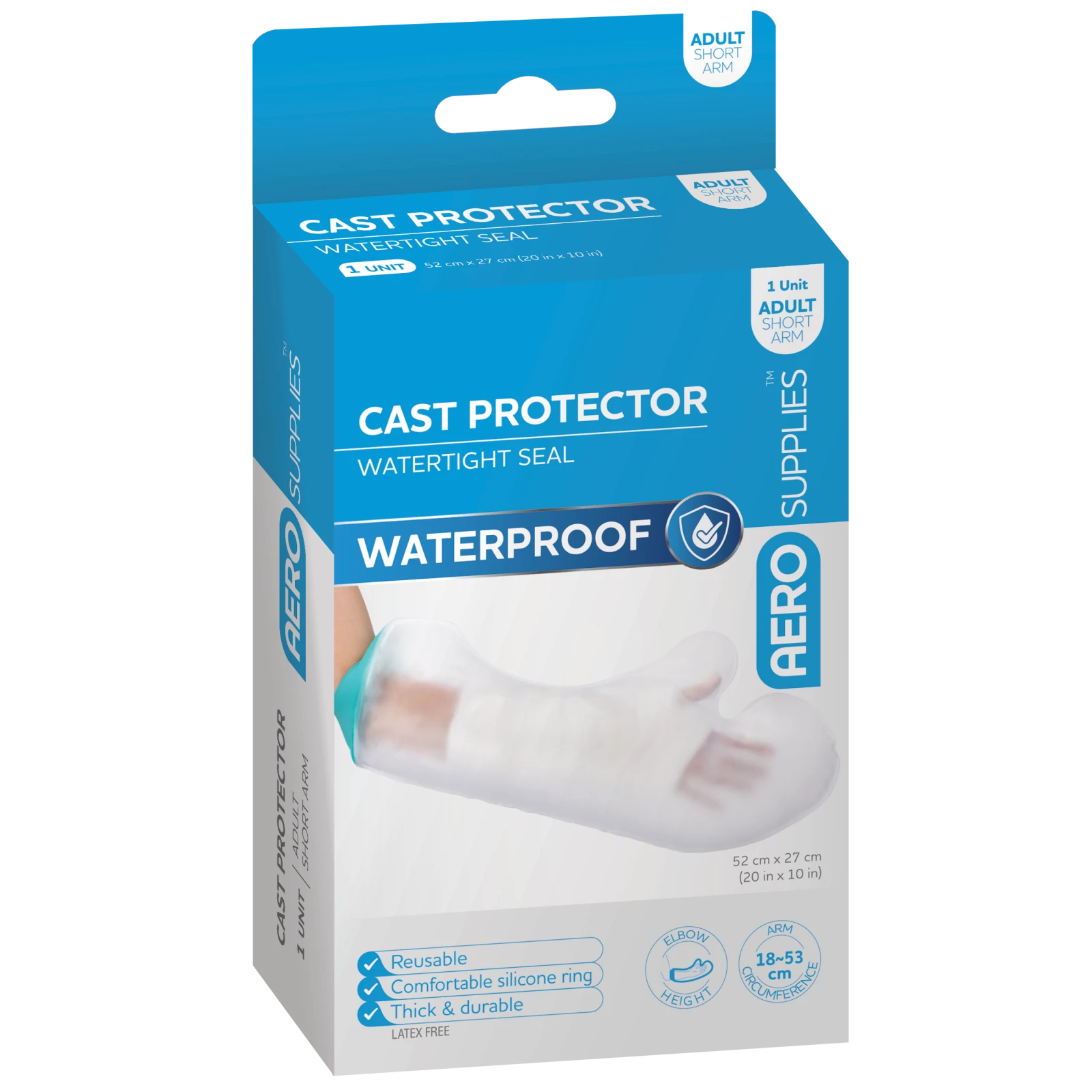 AEROSUPPLIES Cast Protector Adult Short Arm