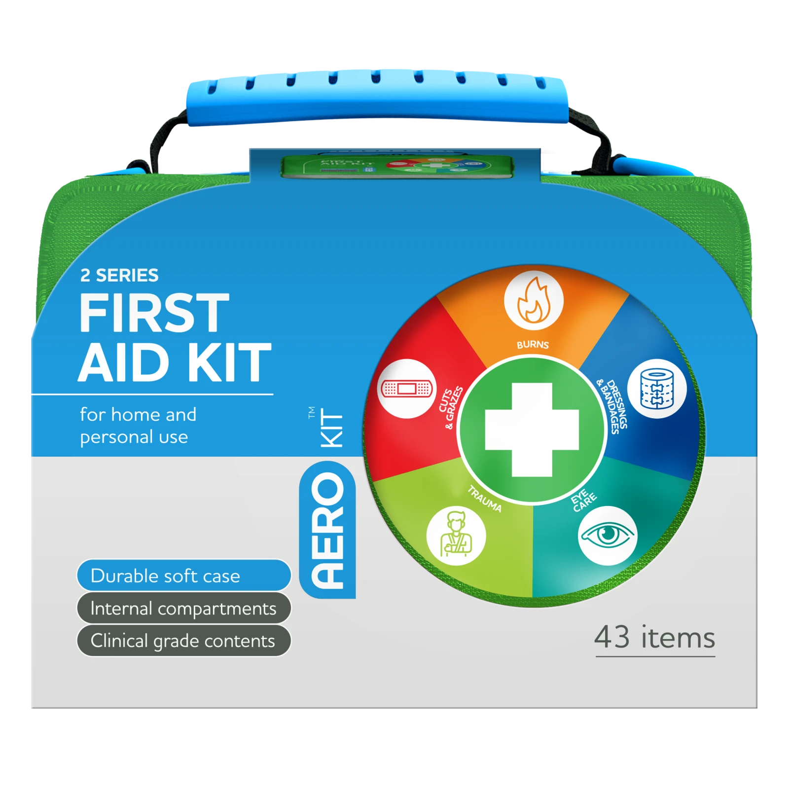 AEROKIT 2 Series First Aid Softpack Green