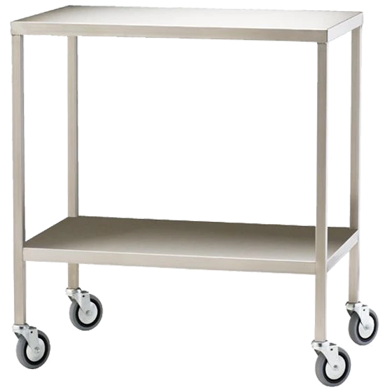 Large Stainless Steel Trolley 110 x 50 x 90.5cm