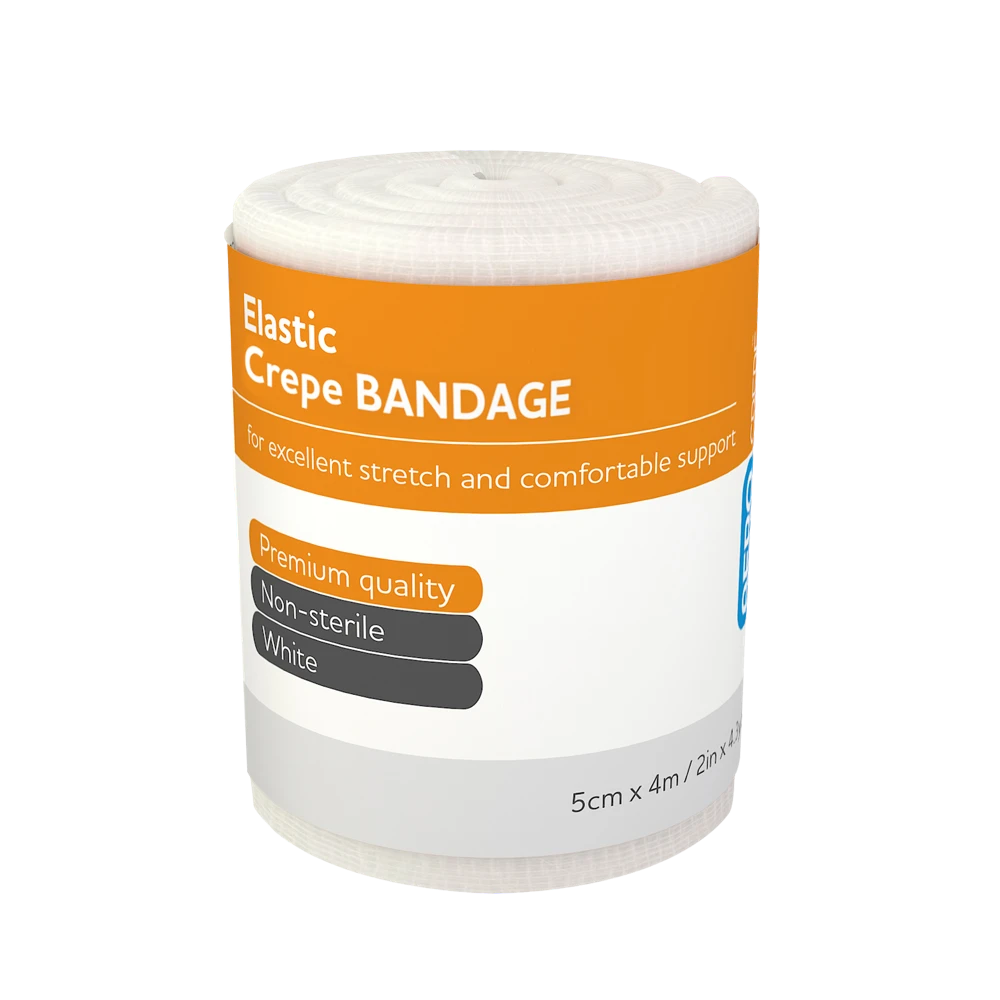AEROCREPE Elastic Crepe Bandage 5cm x 4M Wrap/12