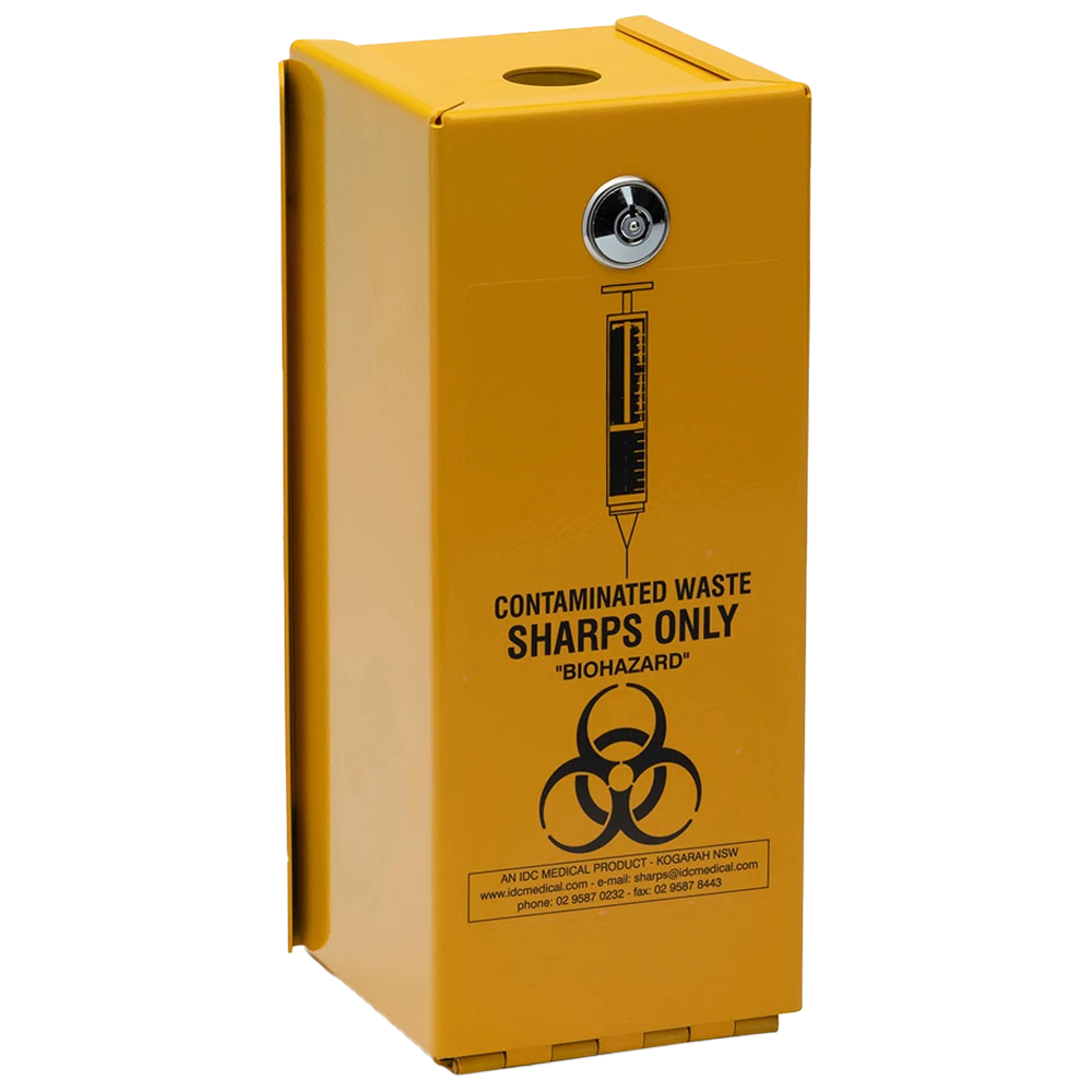 AEROHAZARD Steel Sharps Disposal Safe 1.4L (includes 2 x SD1400)