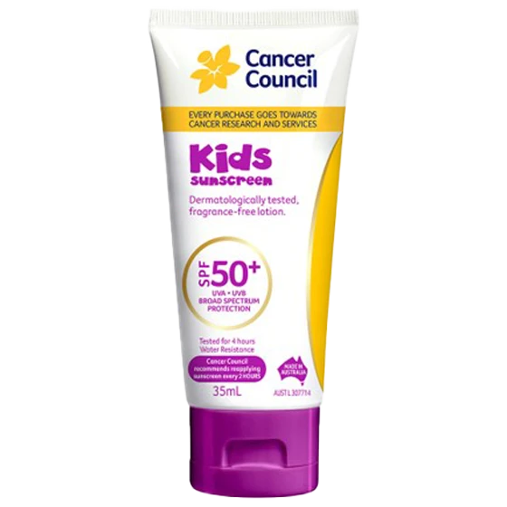 CANCER COUNCIL SPF50+ Kids Sunscreen Tube 35mL