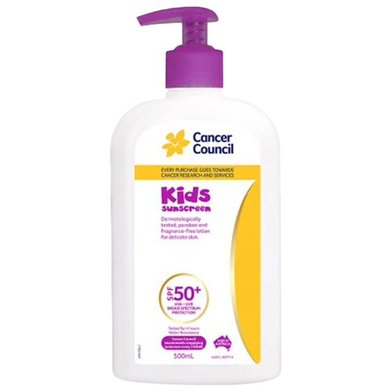 CANCER COUNCIL SPF50+ Kids Sunscreen Pump 500mL