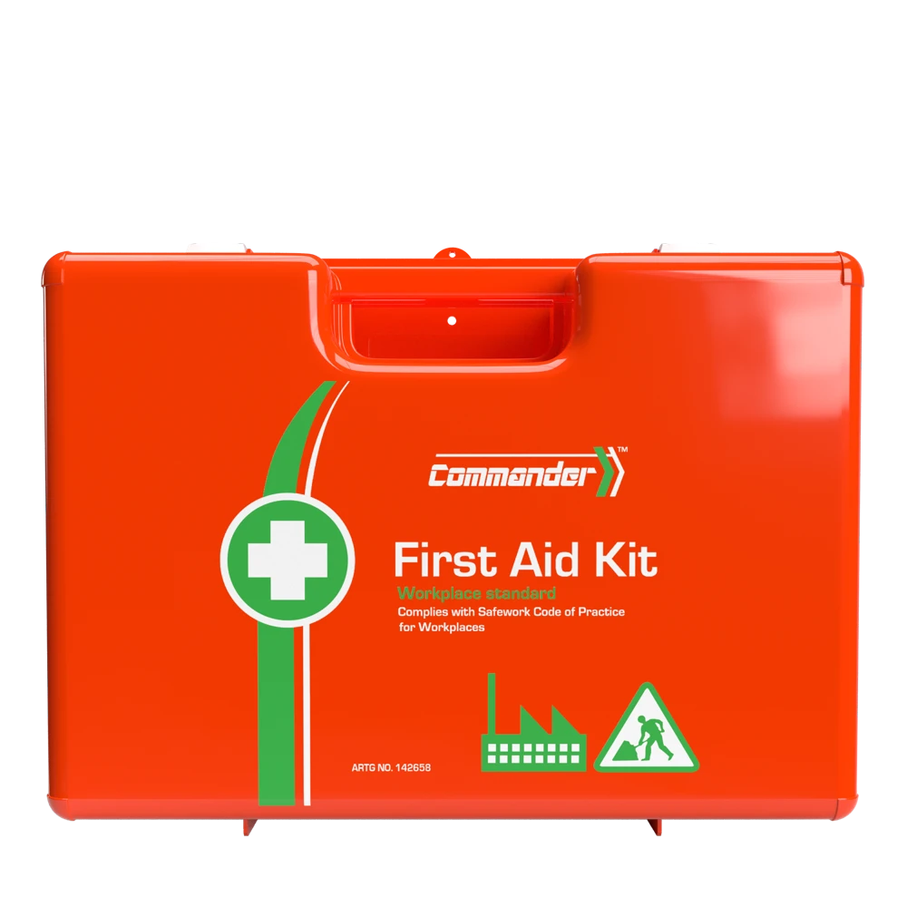 COMMANDER 6 Series Plastic Rugged First Aid Kit 43 x 14.5 x 30.5cm