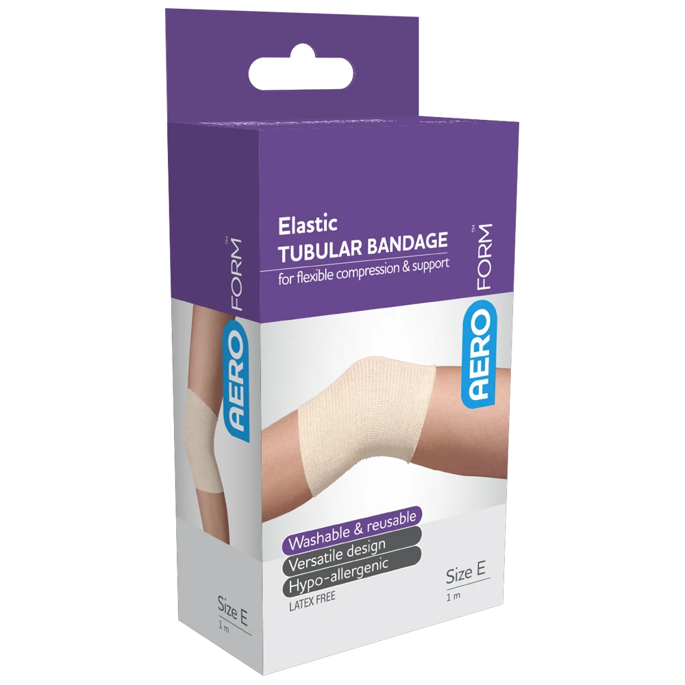 AEROFORM Size E Adult Legs Elastic Tubular Bandage 8.5cm x 1M