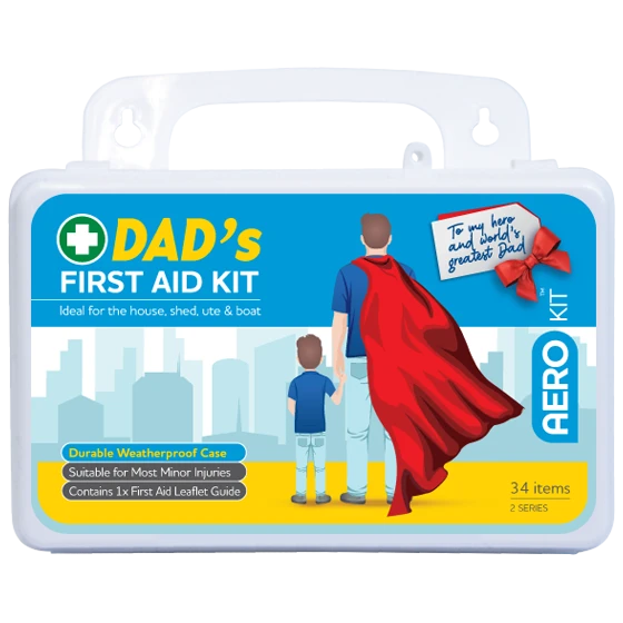 DAD'S 2 Series Plastic Waterproof First Aid Kit 21 x 7.5 x 13cm