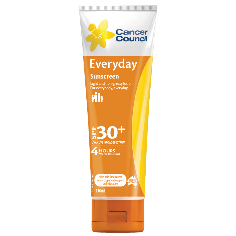 CANCER COUNCIL SPF30+ Everyday Sunscreen Tube 110mL Smartlink Training