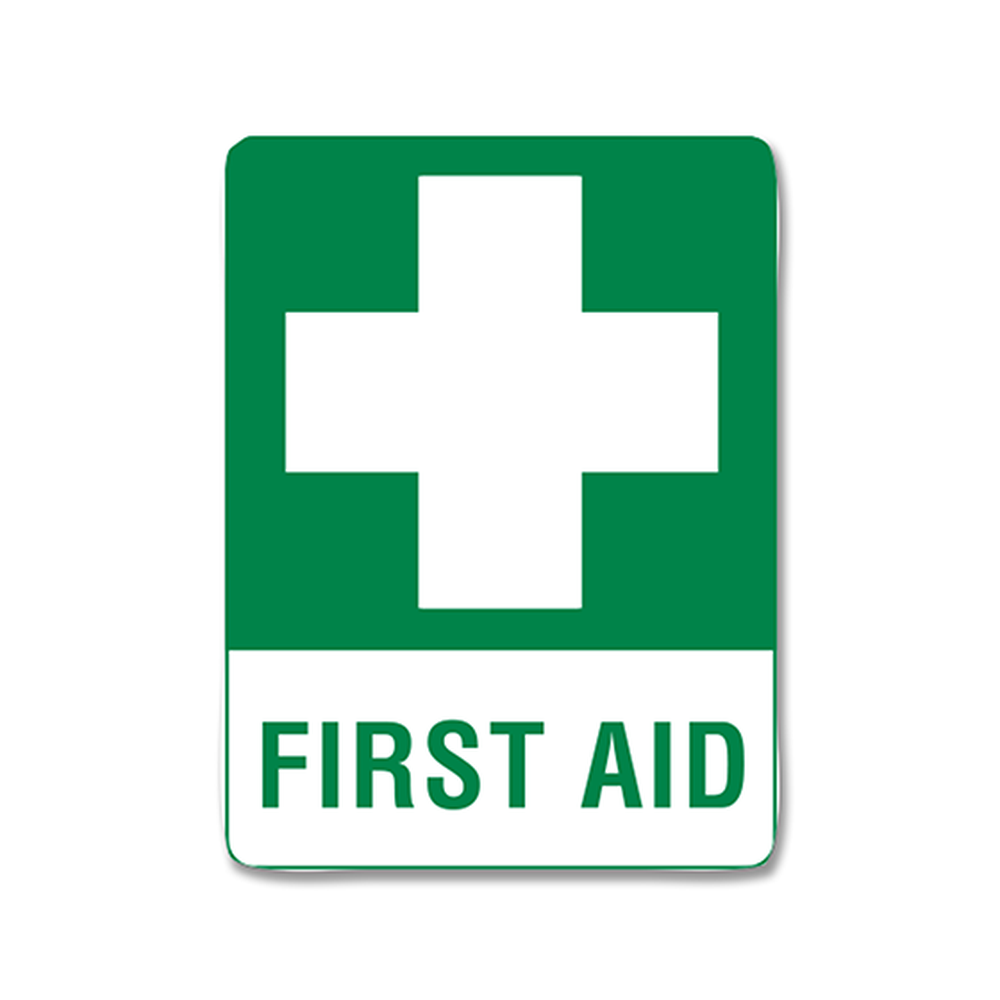 Large Poly First Aid Sign 60 x 45cm - Smartlink Training