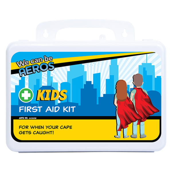 KIDS 2 Series Plastic Waterproof First Aid Kit 21 x 7.5 x 13cm