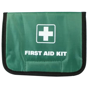 AEROBAG Green Fold-Over First Aid Bag 21.5 x 4.5 x 15.5cm